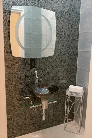 a city view with tall buildings