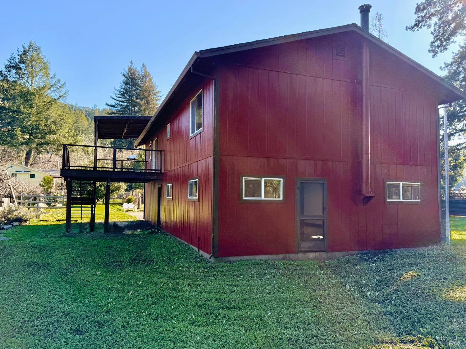 16160 Laughlin Road Guerneville, CA 95446 - Photo 35 of 48 Back of home
