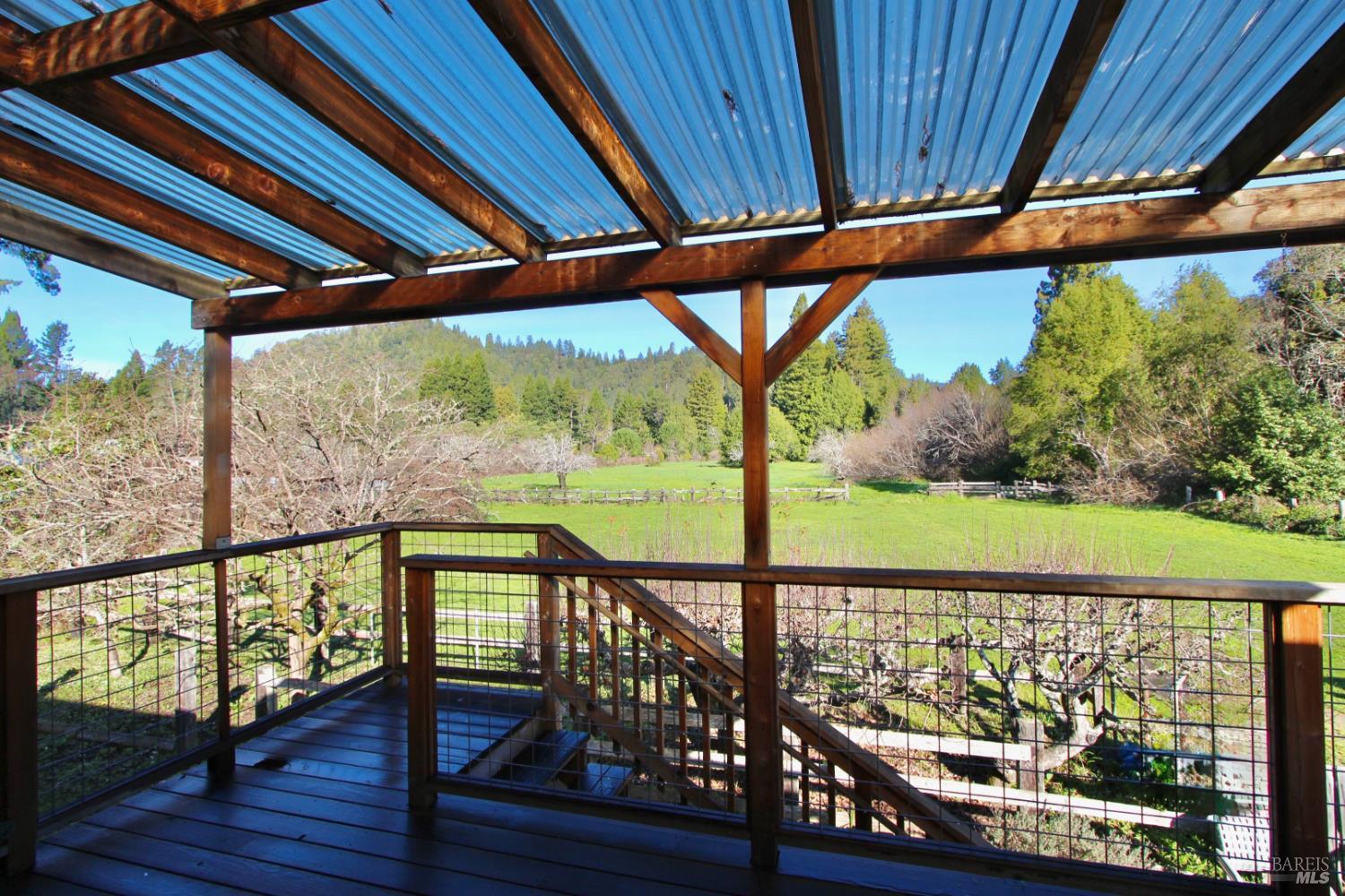 16160 Laughlin Road Guerneville, CA 95446 - Photo 5 of 48 Back Covered Deck