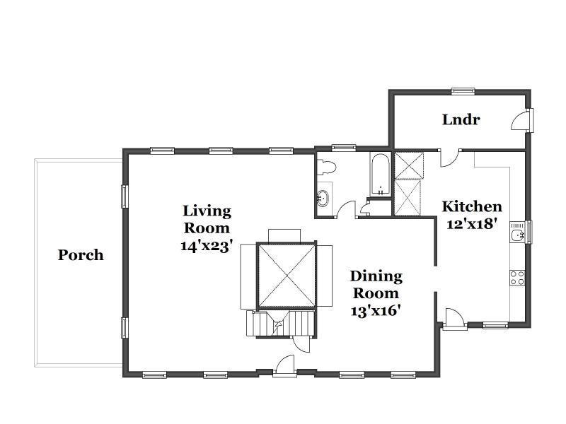 522 Weaver Hill Road Coventry, RI 02816 - Photo 23 of 24 1st Floor Plan.