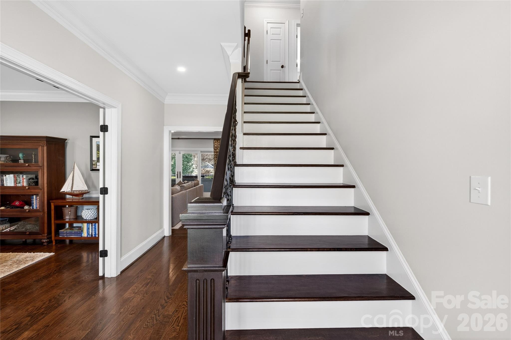 3025 Foxridge Road Charlotte, NC 28226 - Photo 2 of 48 a view of entryway and hall with wooden floor