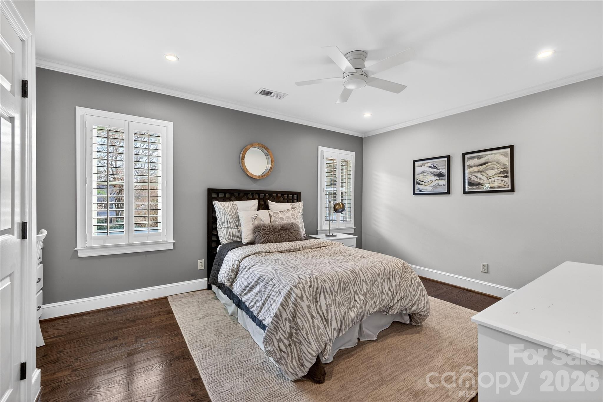 3025 Foxridge Road Charlotte, NC 28226 - Photo 39 of 48 a bedroom with a large bed and a window