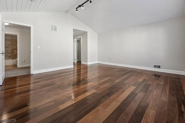 wooden floor in an empty room
