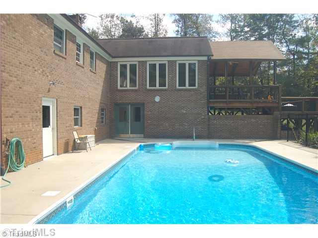 351 Duke Whittaker Road Mocksville, NC 27028 - Photo 1 of 16 Exterior Back. Over 2000 square ft. brick ranch on a full basement, inground pool and 12.5 acres of privacy. Many updates that the tax value does not reflect.