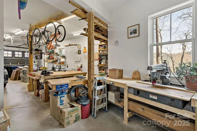 a view of a storage with utility area