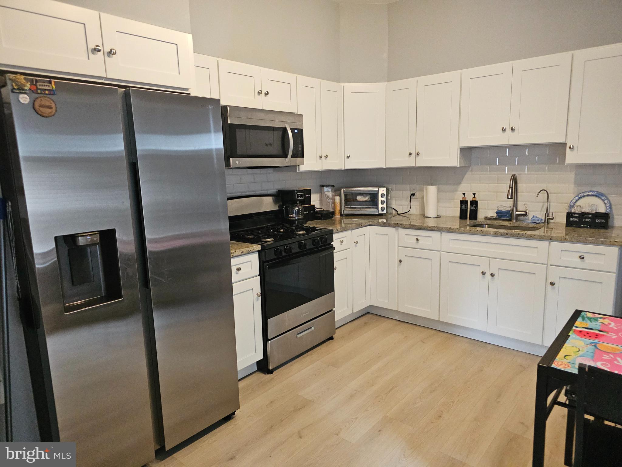 Modern kitchen with high efficiency appliances