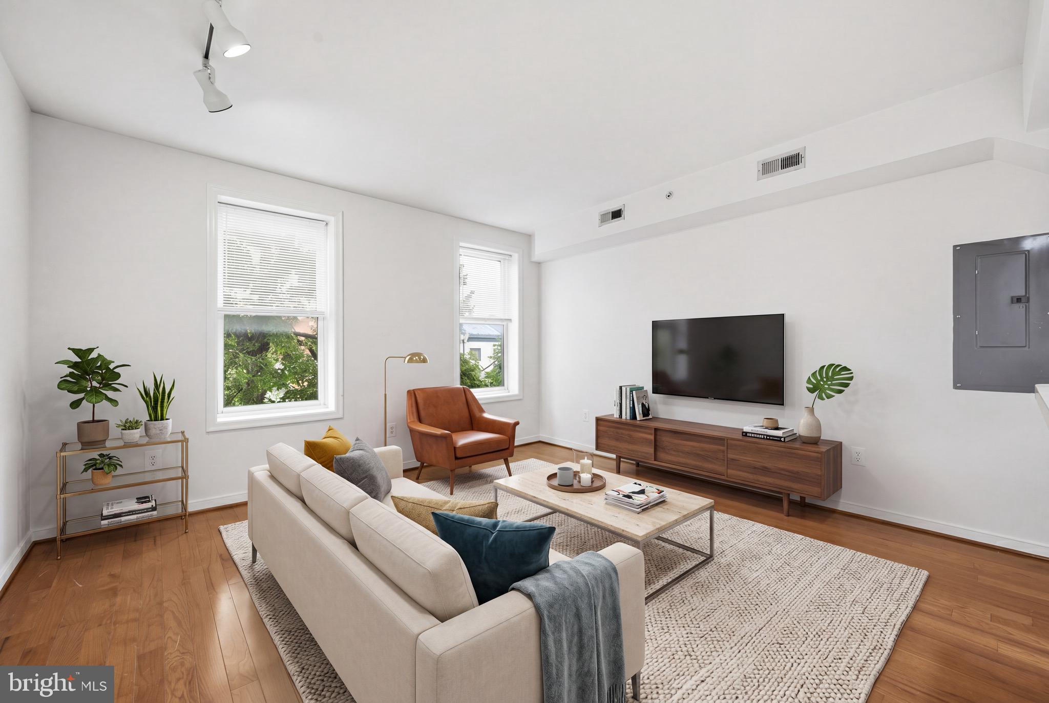 910 - Unit B - Living Room (Virtually Staged)
