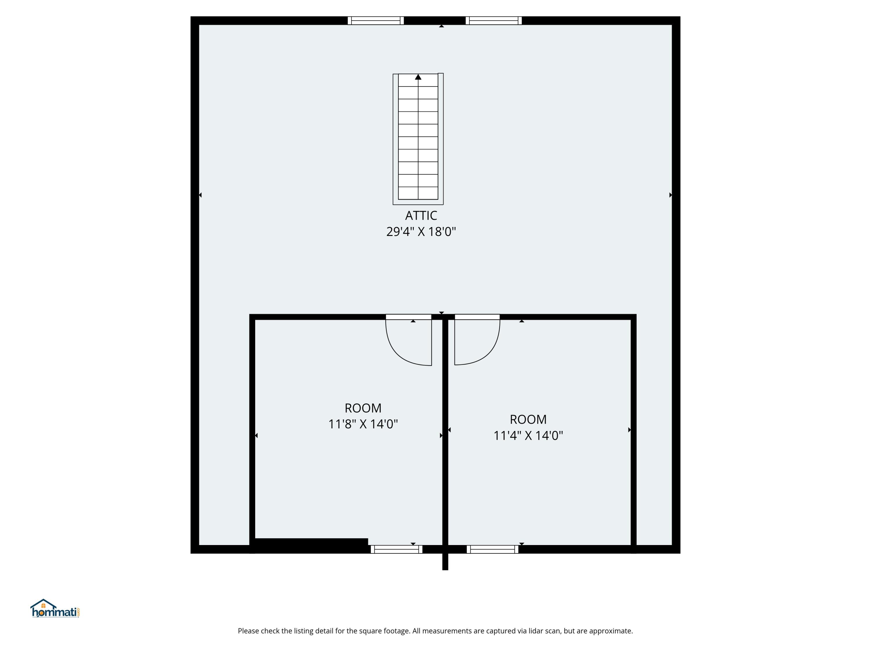 18 Buxton Road Saco, ME 04072 - Photo 85 of 86 3rd_floor_18_buxton_road_saco_with_dim