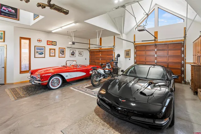 a car parked in front of a building