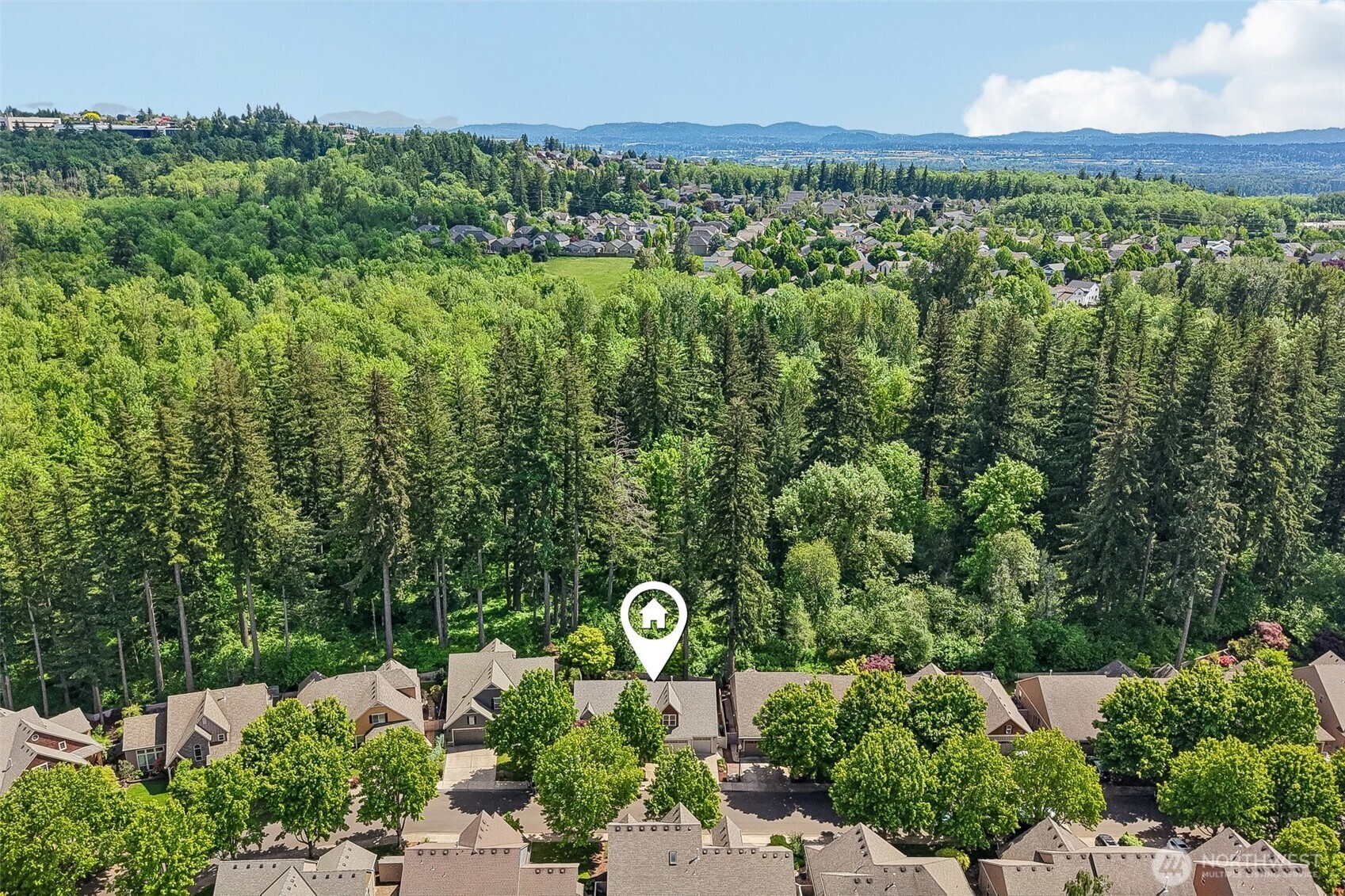 19709 Southeast 26th Way Camas, WA 98607 - Photo 35 of 36 a view of a city with lush green forest