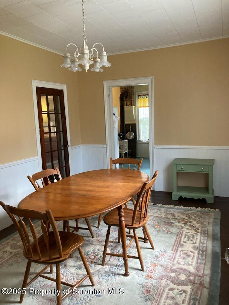 700 West Main Street Susquehanna, PA 18847 - Photo 16 of 43 a view of a dining room with furniture and chandelier