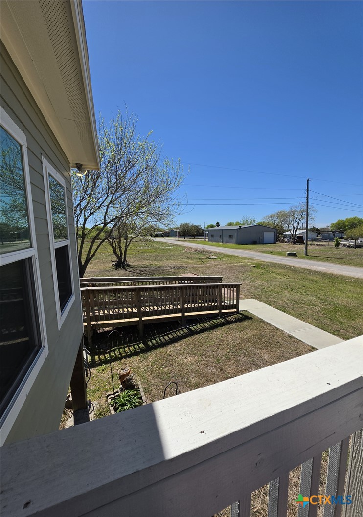 501 13th Street Seadrift, TX 77983 - Photo 12 of 22 a view of an outdoor space and deck
