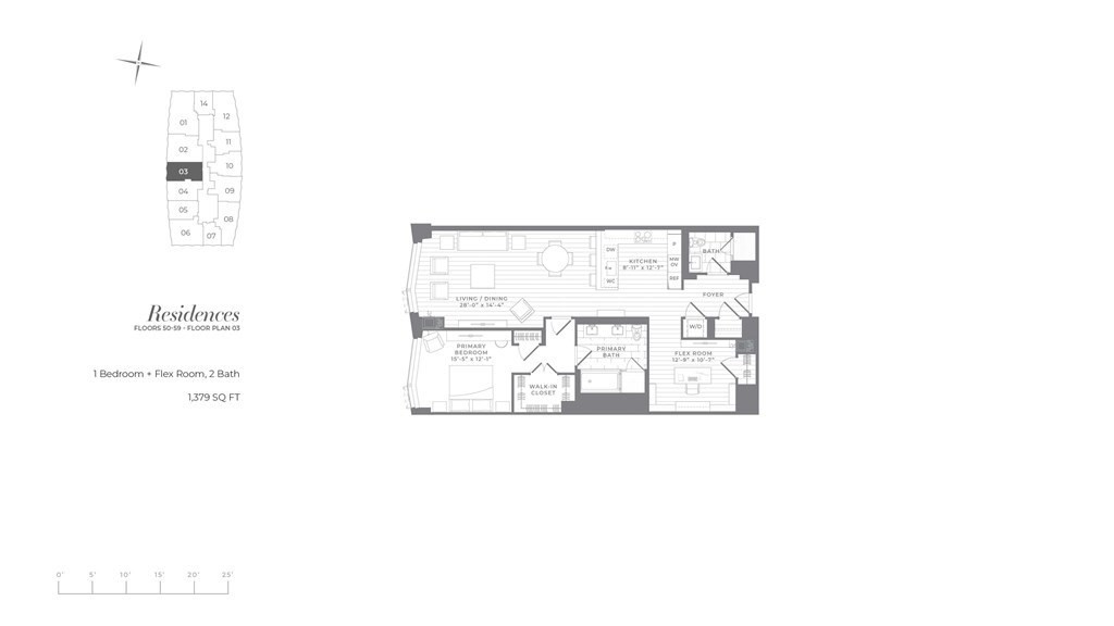 240 Devonshire Street, Unit 5503 Boston, MA 02110 - Photo 42 of 42 a picture of a floor plan