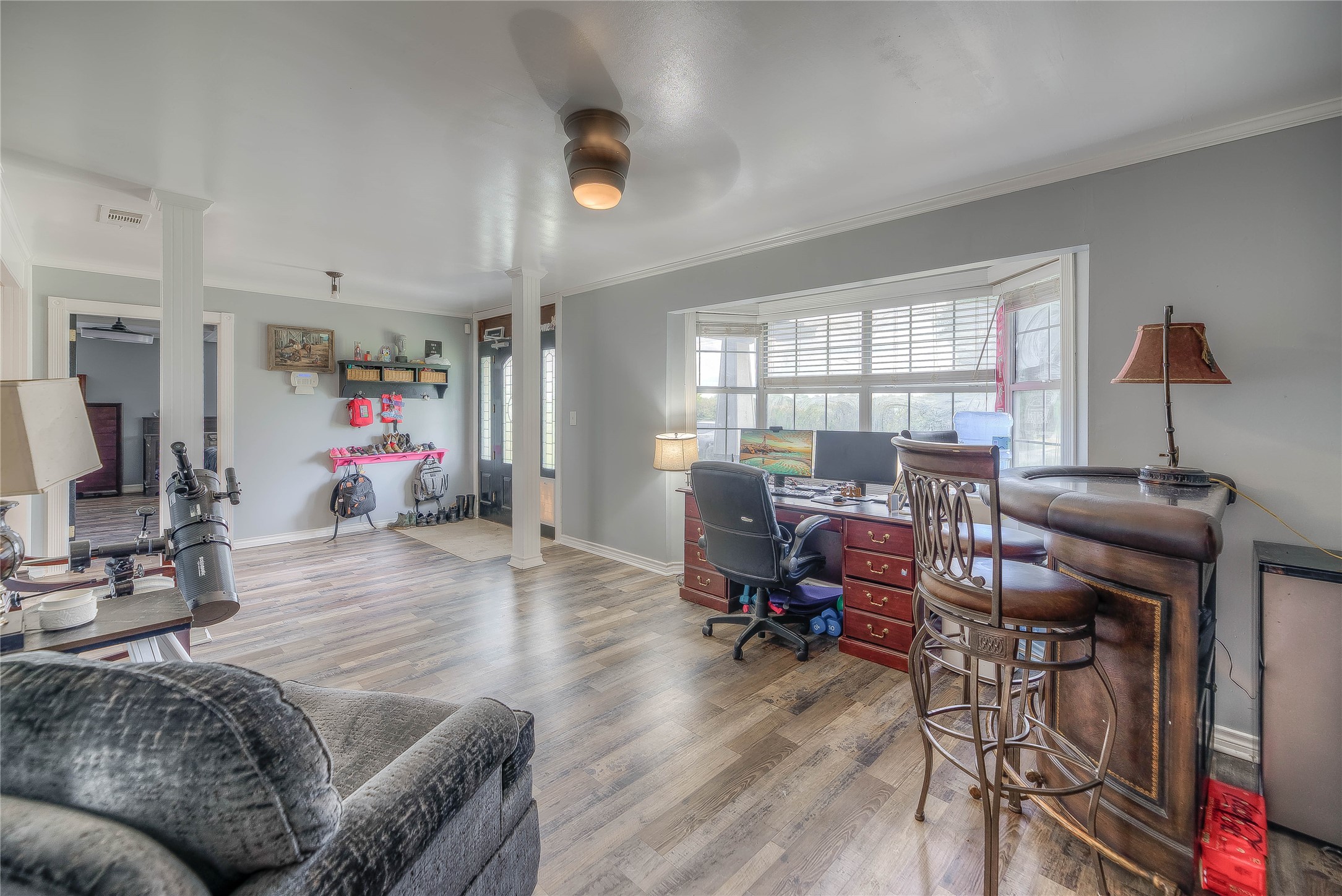 6982 Highway 94 Trinity, TX 75862 - Photo 13 of 33 a living room with furniture and a wooden floor