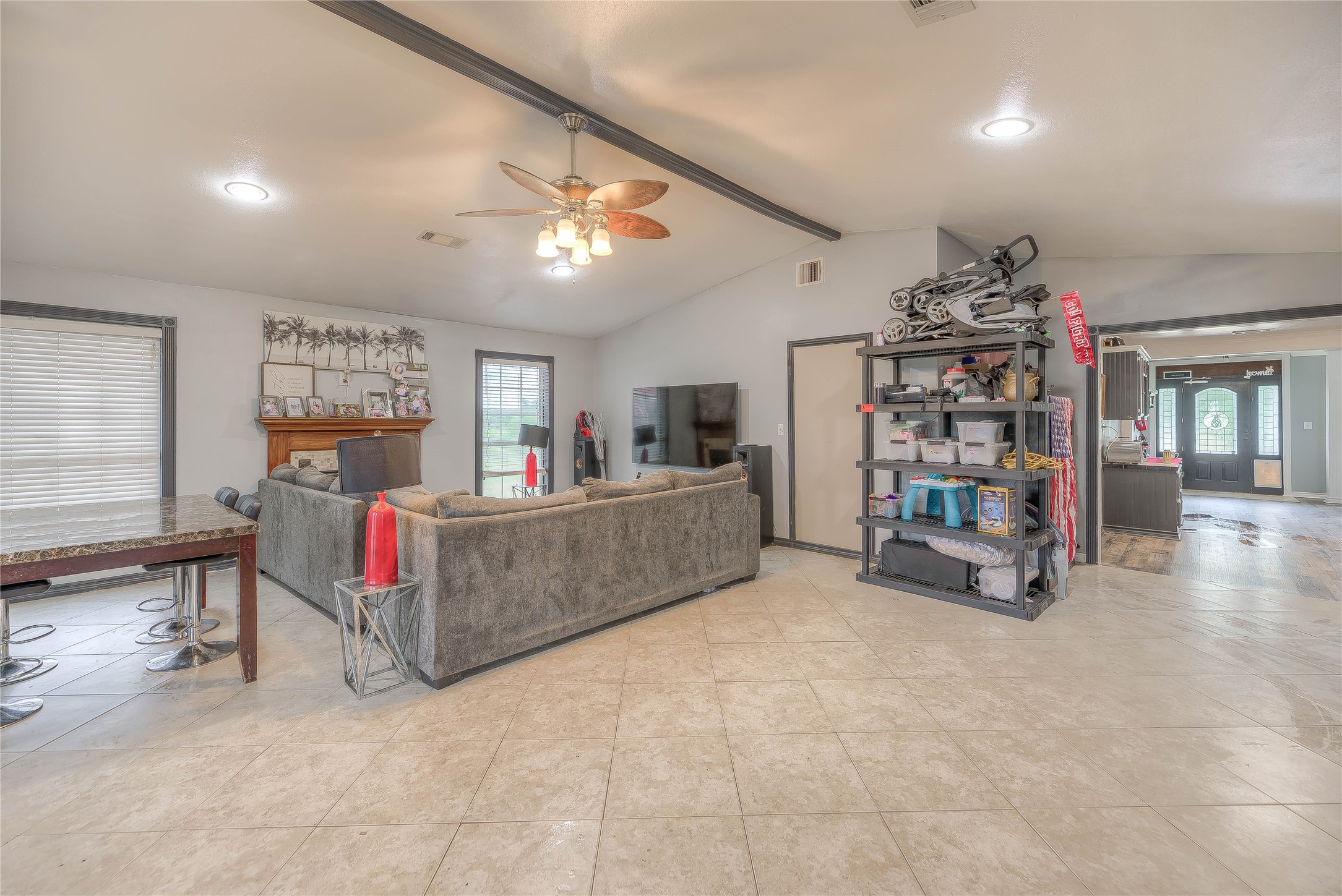 6982 Highway 94 Trinity, TX 75862 - Photo 14 of 33 a living room with furniture and a flat screen tv