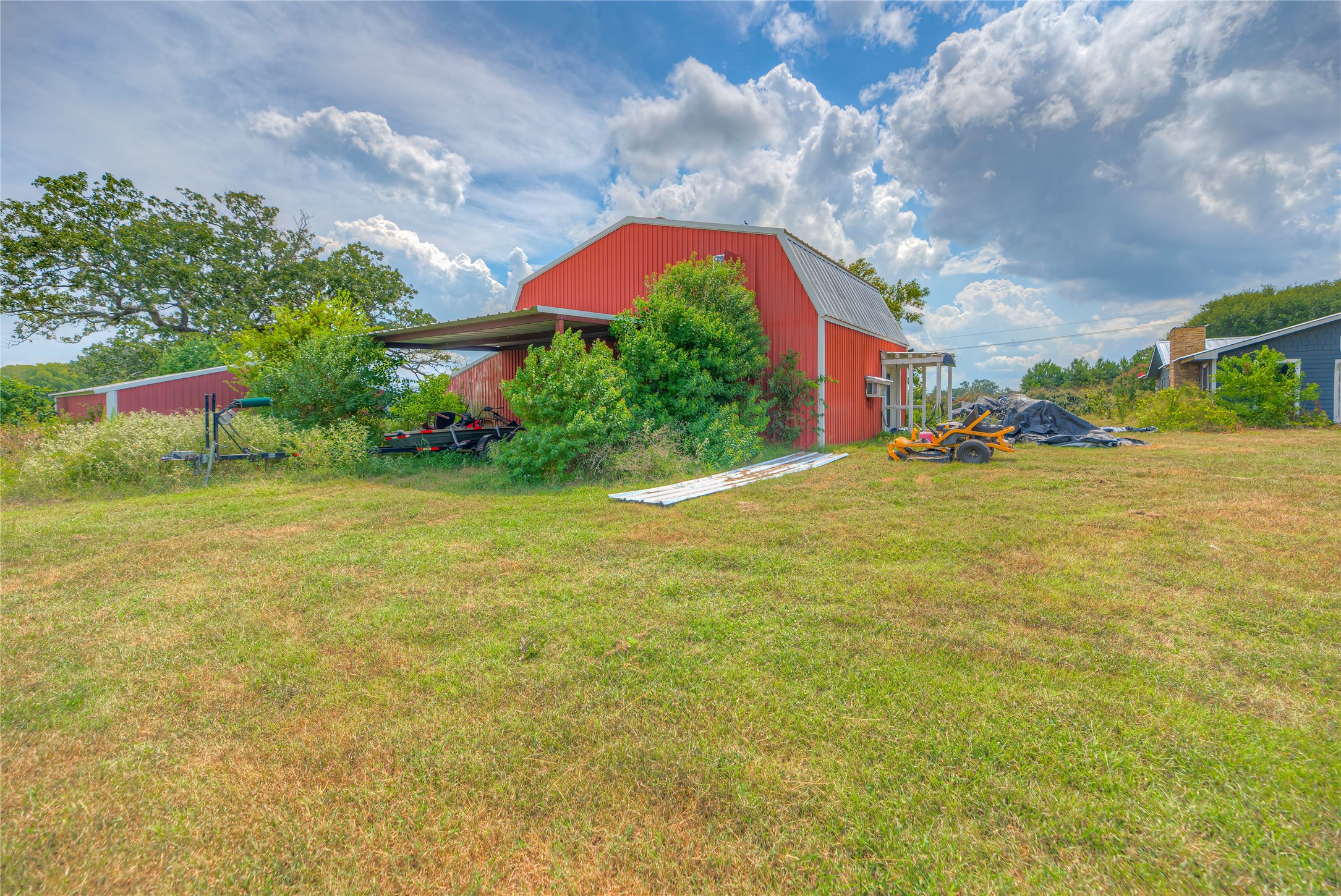 6982 Highway 94 Trinity, TX 75862 - Photo 27 of 33 a front view of house with yard and trees