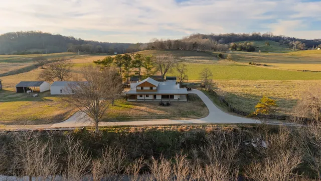 a view of a lake and outdoor space