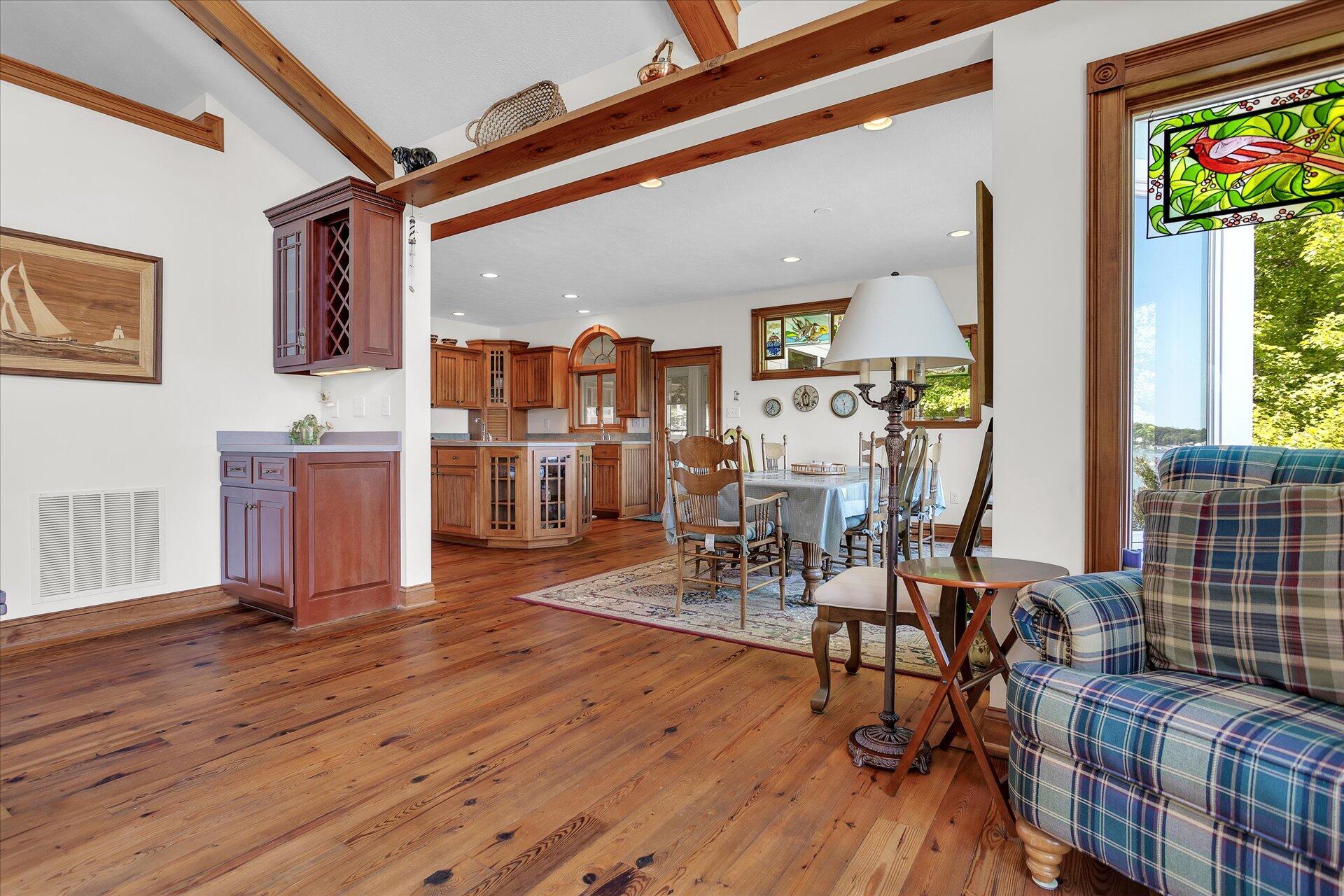 51 Spinnaker Drive Union Hall, VA 24176 - Photo 13 of 58 a view of a dining room with furniture and wooden floor