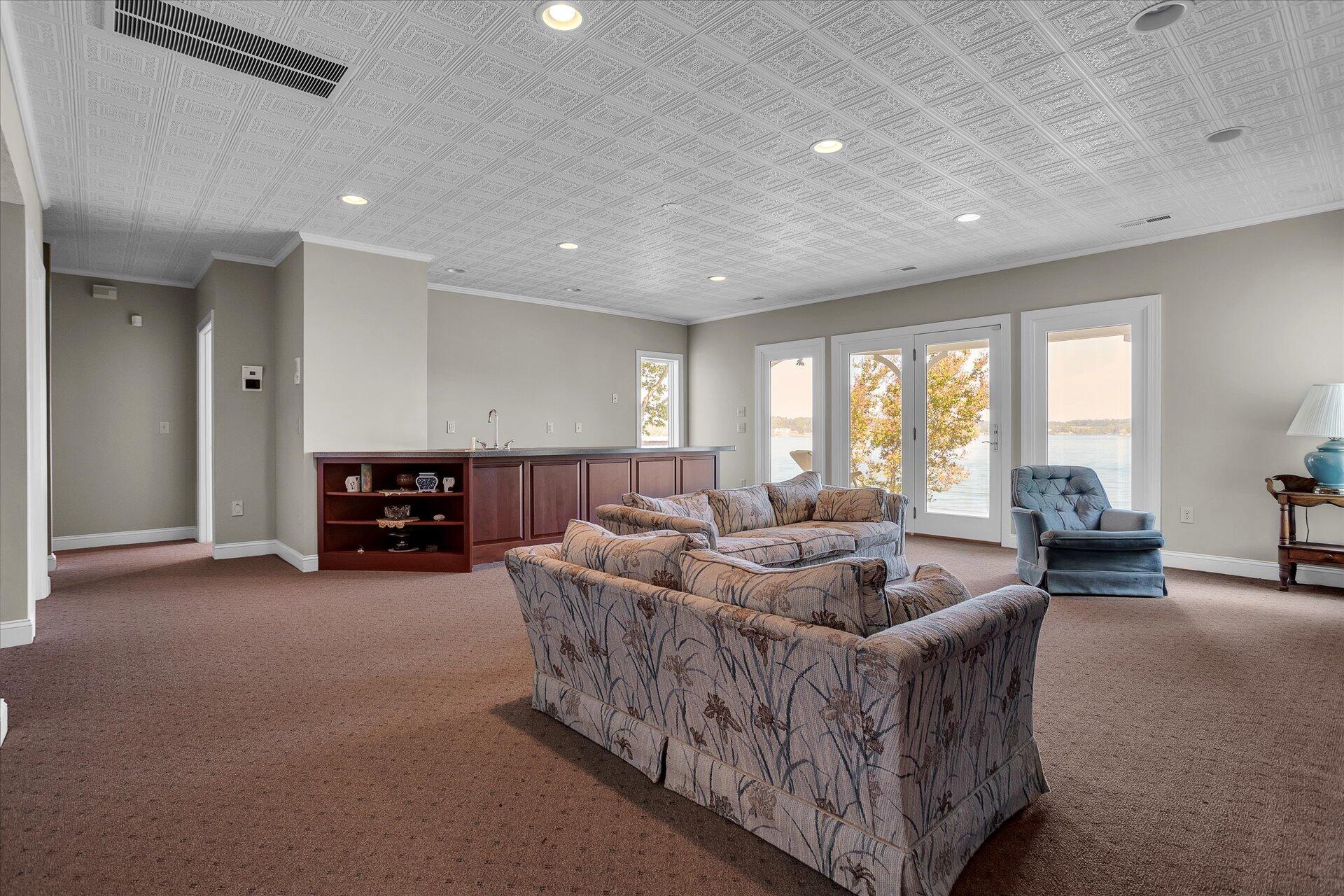 51 Spinnaker Drive Union Hall, VA 24176 - Photo 34 of 58 a living room with furniture and a fireplace