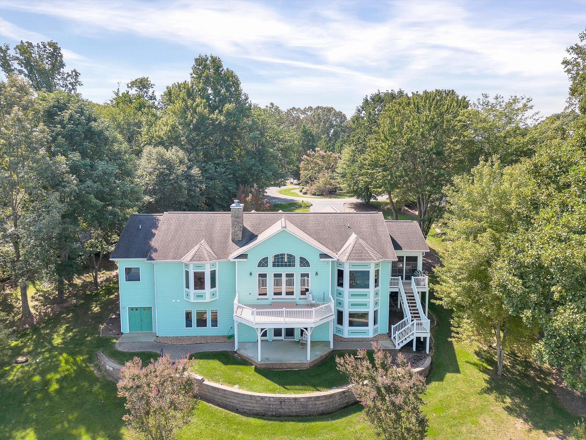 51 Spinnaker Drive Union Hall, VA 24176 - Photo 47 of 58 a view of a house with a garden and sitting area