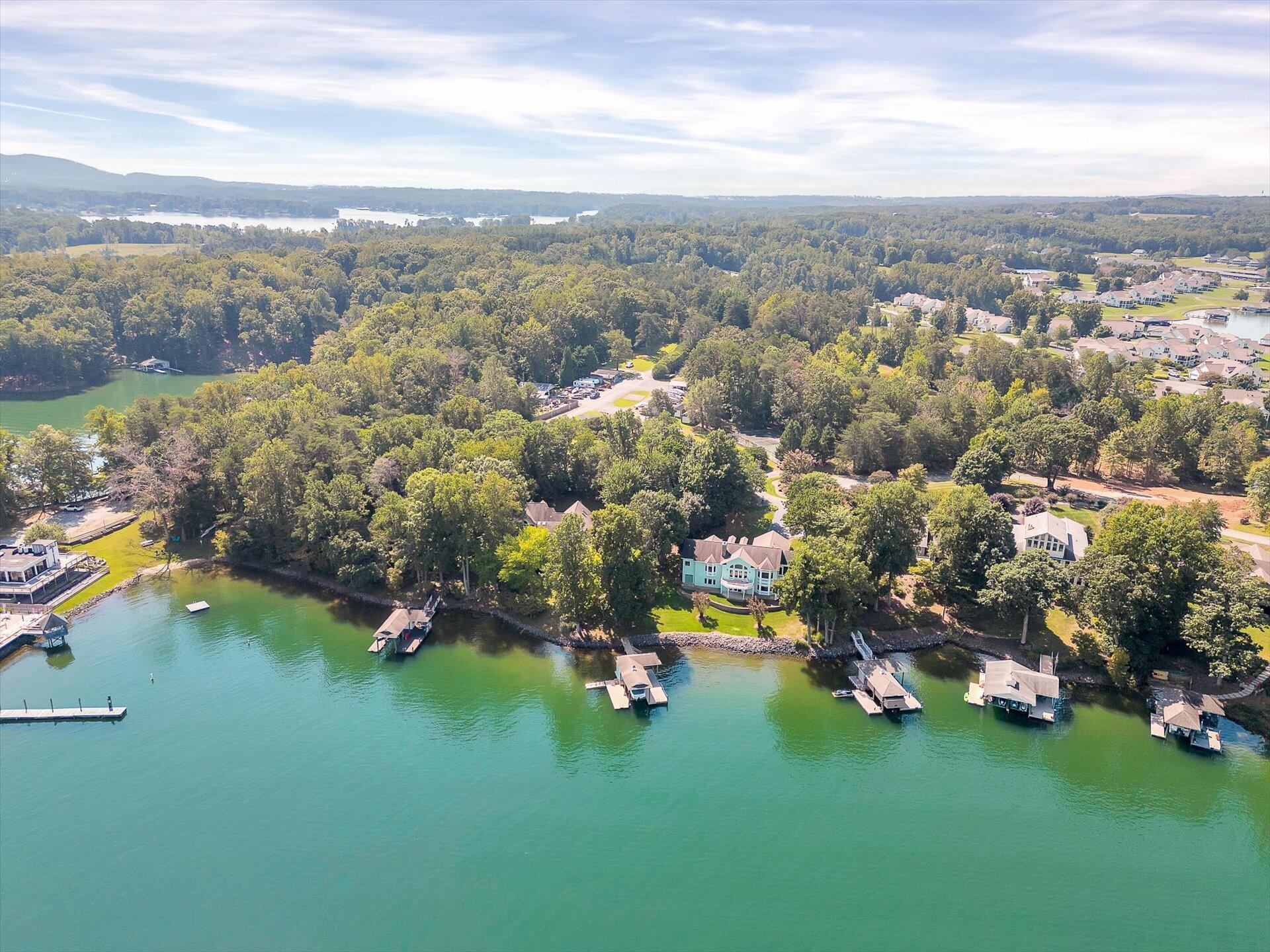 51 Spinnaker Drive Union Hall, VA 24176 - Photo 50 of 58 an aerial view of a house with a garden houses