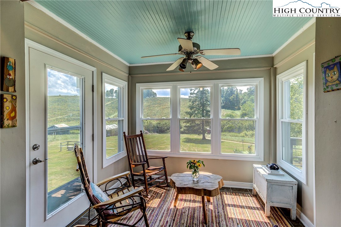 1046 J E Gentry Road Laurel Springs, NC 28644 - Photo 16 of 49 a view of a livingroom with furniture and window