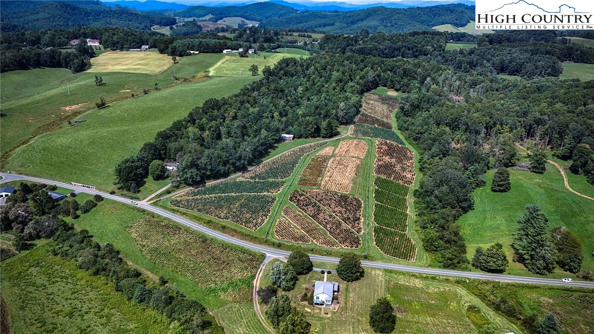 1046 J E Gentry Road Laurel Springs, NC 28644 - Photo 46 of 49 an aerial view of a house