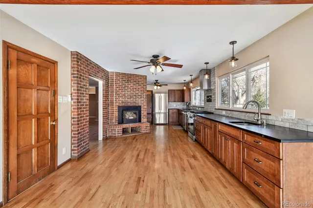 a view of an empty room