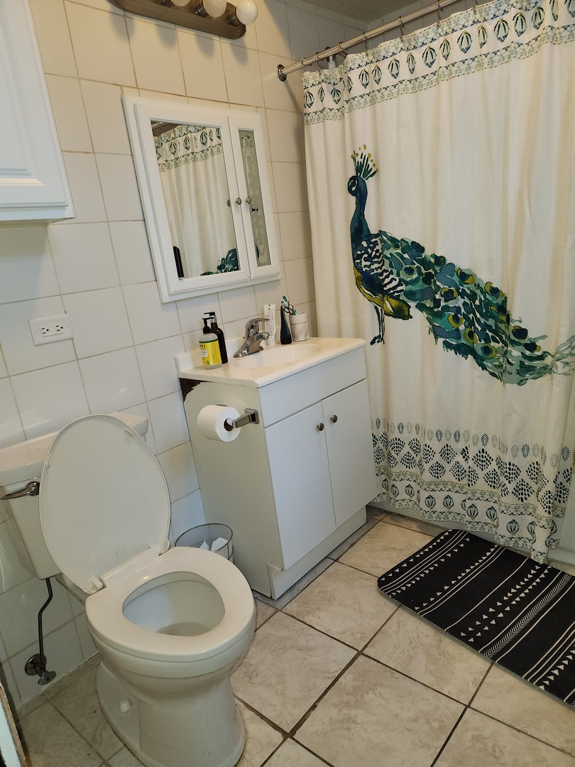 2152 West Iowa Street, Unit 1 Chicago, IL 60622 - Photo 7 of 10 a bathroom with a sink toilet and shower