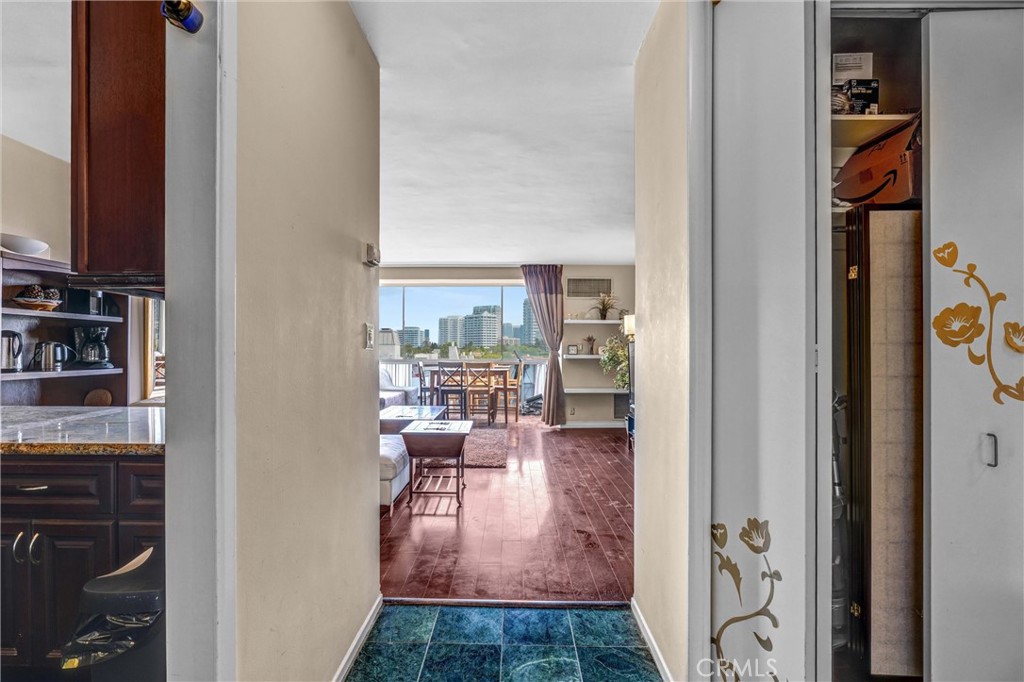 969 Hilgard Avenue, Unit 706 Los Angeles, CA 90024 - Photo 6 of 27 a view of a livingroom with furniture and front door