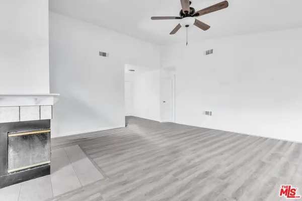 wooden floor in an empty room