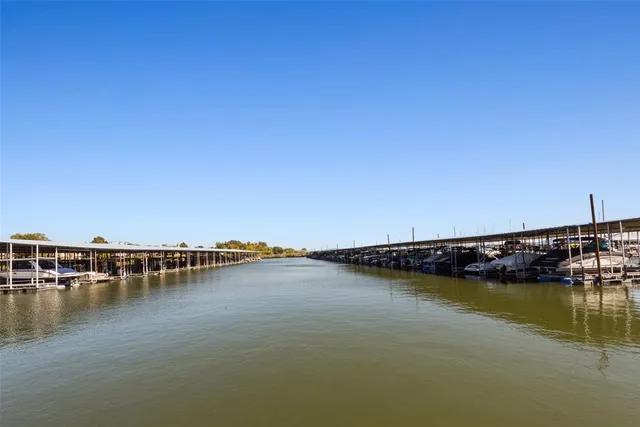 a view of an ocean with city