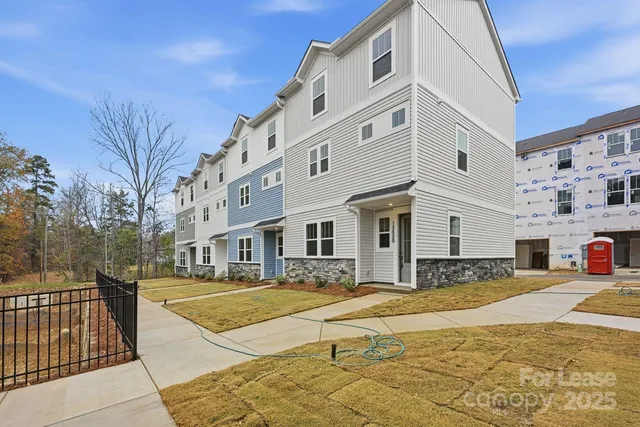a view of a building with many windows