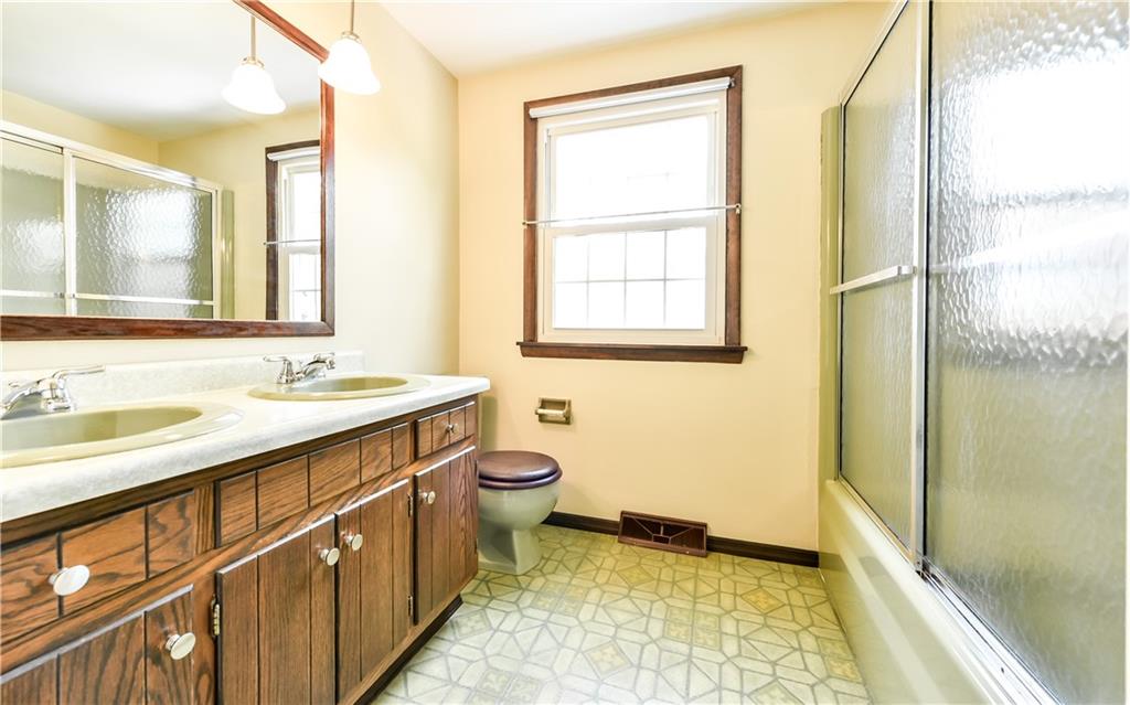 210 Woodcroft Road Economy, PA 15005 - Photo 18 of 25 Double bowl vanity in hall bathroom.