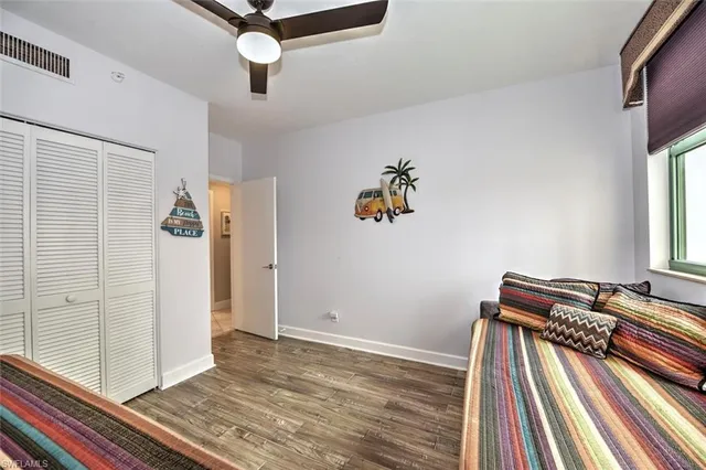 a view of a swimming pool with a garden