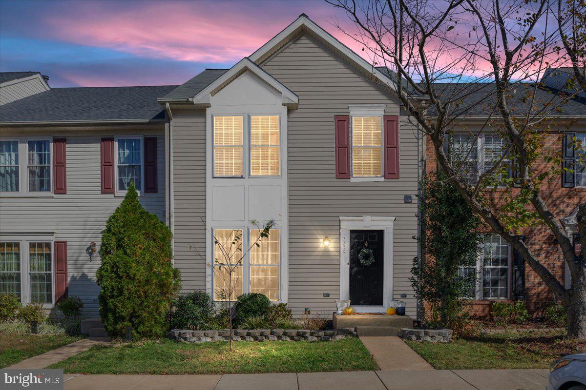 7235 Traphill Way Gainesville, VA 20155 - Photo 2 of 40 a front view of a house with garden