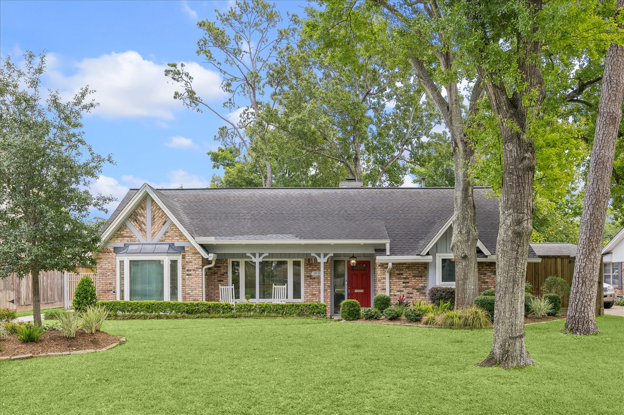 1018 Ben Hur Drive Spring Valley Village, TX 77055 - Photo 1 of 30 Nestled in the heart of Spring Valley Village on a peaceful double cul-de-sac lot, this delightful 3-bedroom, 2-bath ranch-style home blends classic charm with thoughtful details.