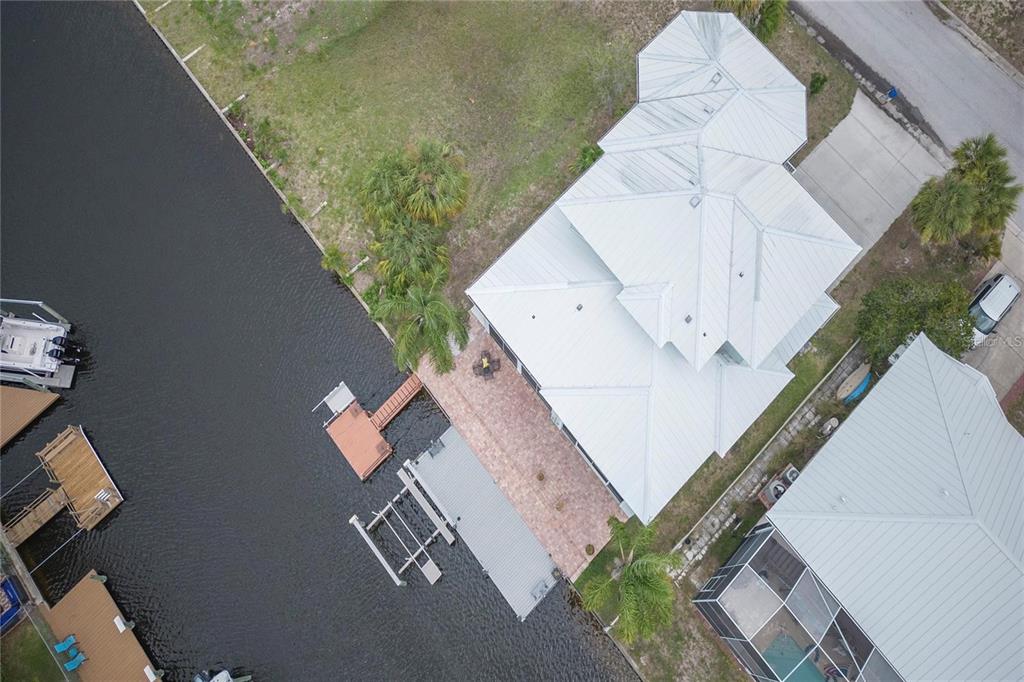7352 Gulf Way Hudson, FL 34667 - Photo 63 of 69 an aerial view of a house with a yard