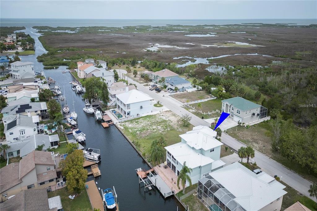 7352 Gulf Way Hudson, FL 34667 - Photo 64 of 69 an aerial view of a city with ocean view
