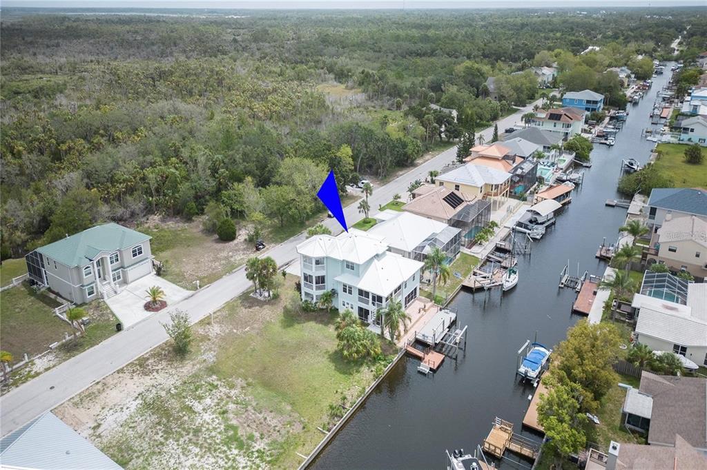 7352 Gulf Way Hudson, FL 34667 - Photo 66 of 69 an aerial view of residential houses with outdoor space