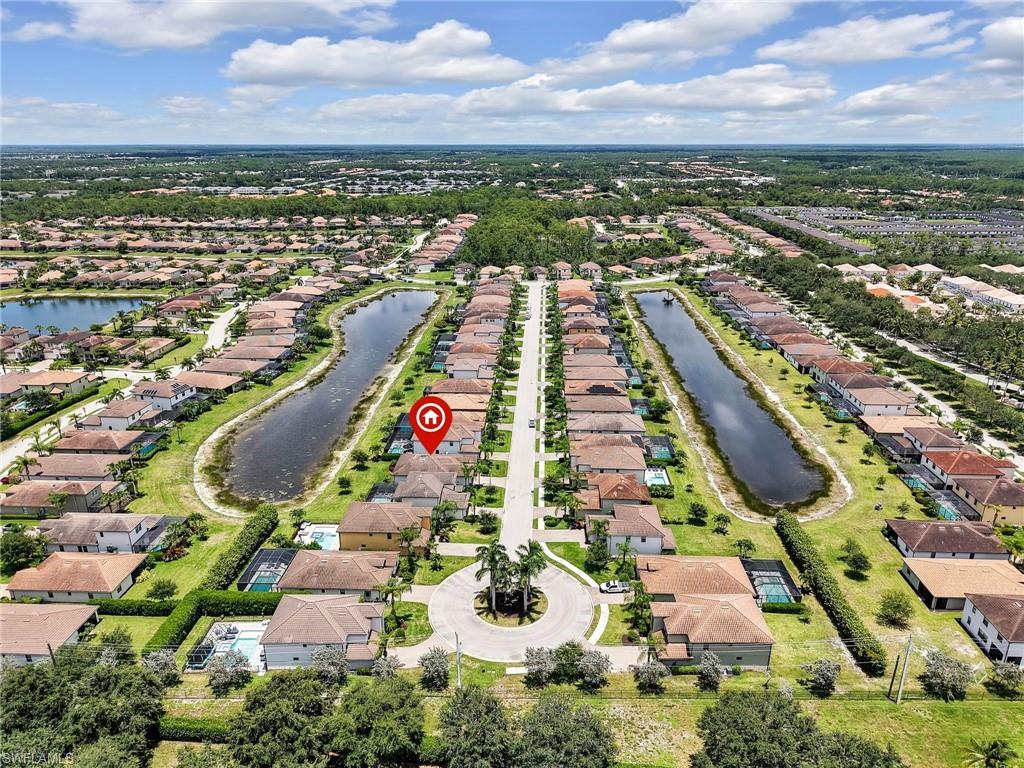 4383 Bismark Way Naples, FL 34119 - Photo 35 of 49 Aerial View of Bismark Way and Cul De Sac