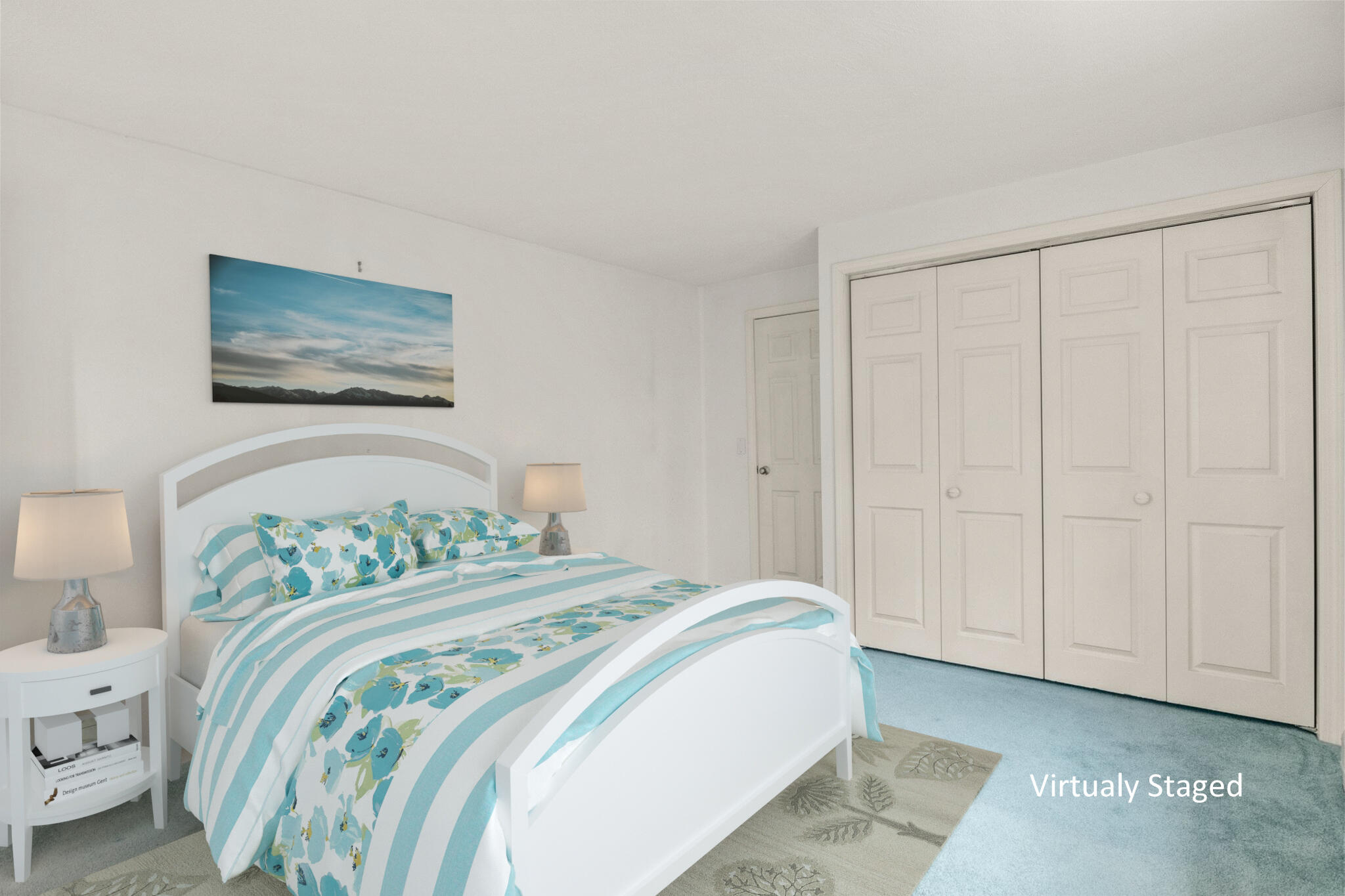 52 Goose Point Road Centerville, MA 02601 - Photo 40 of 71 a bedroom with a bed and a painting on the wall