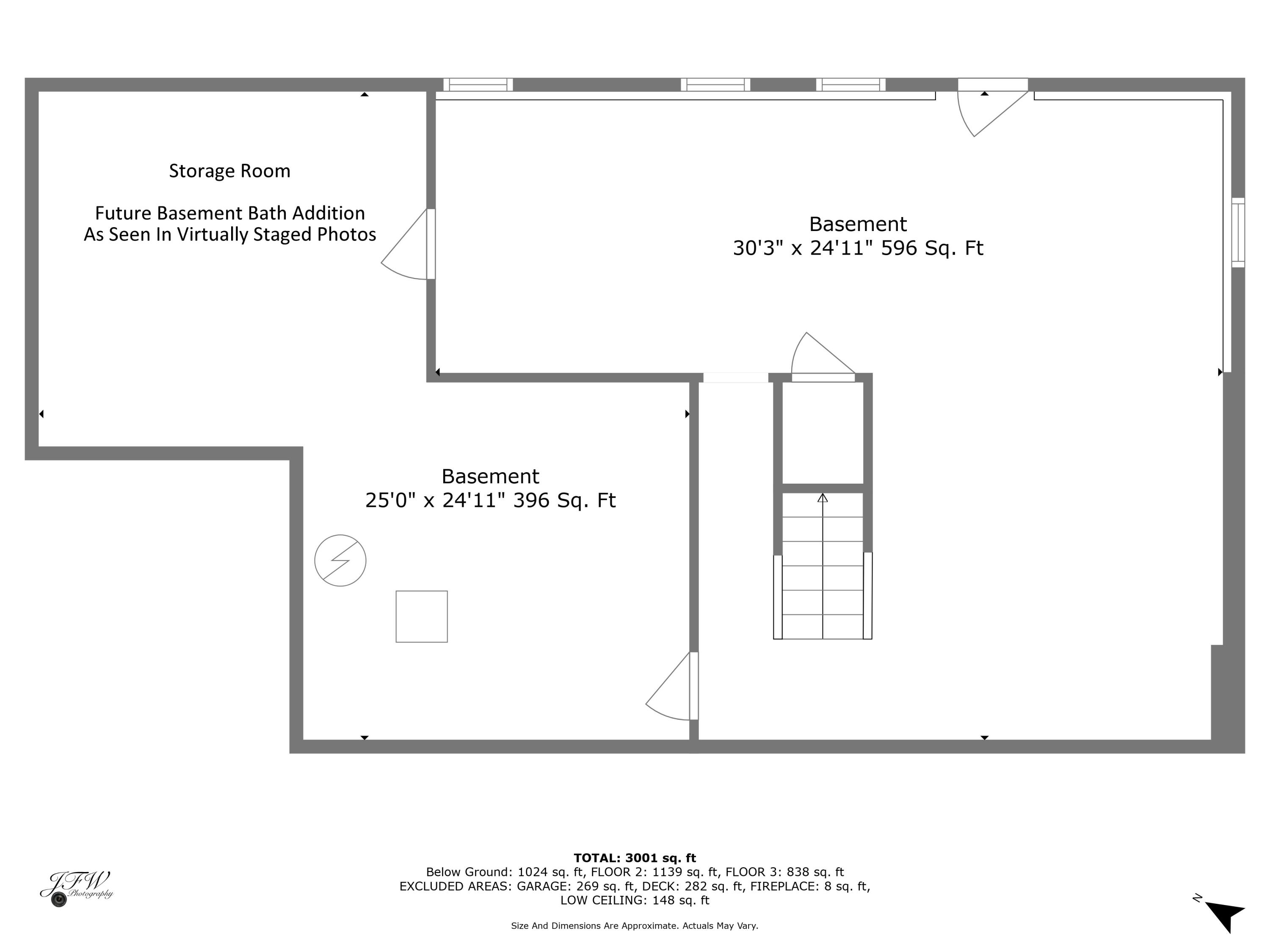 52 Goose Point Road Centerville, MA 02601 - Photo 71 of 71 Floor Plan Lower Level with Virtual Bath