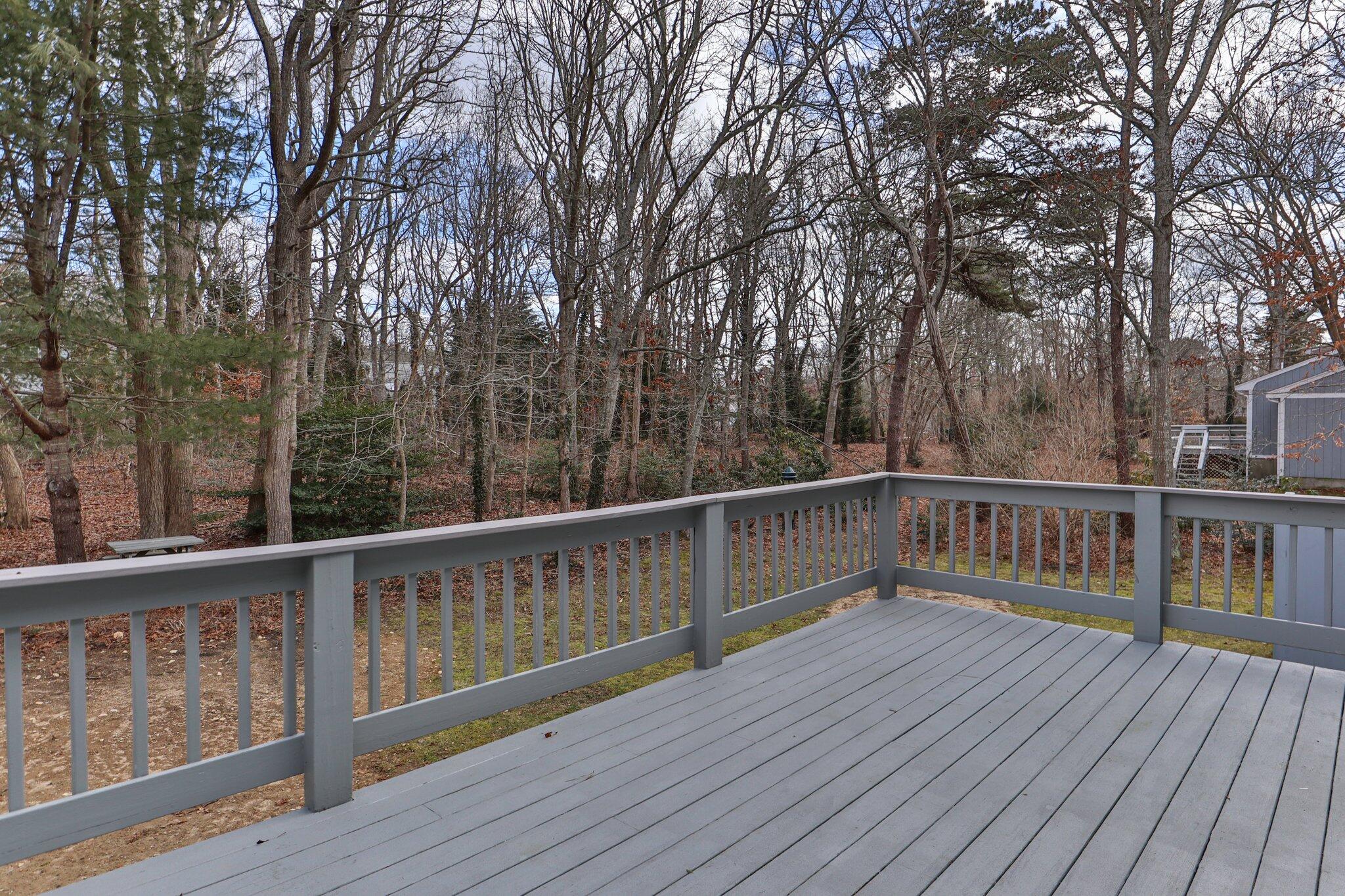 52 Goose Point Road Centerville, MA 02601 - Photo 64 of 71 a view of balcony with wooden floor and fence