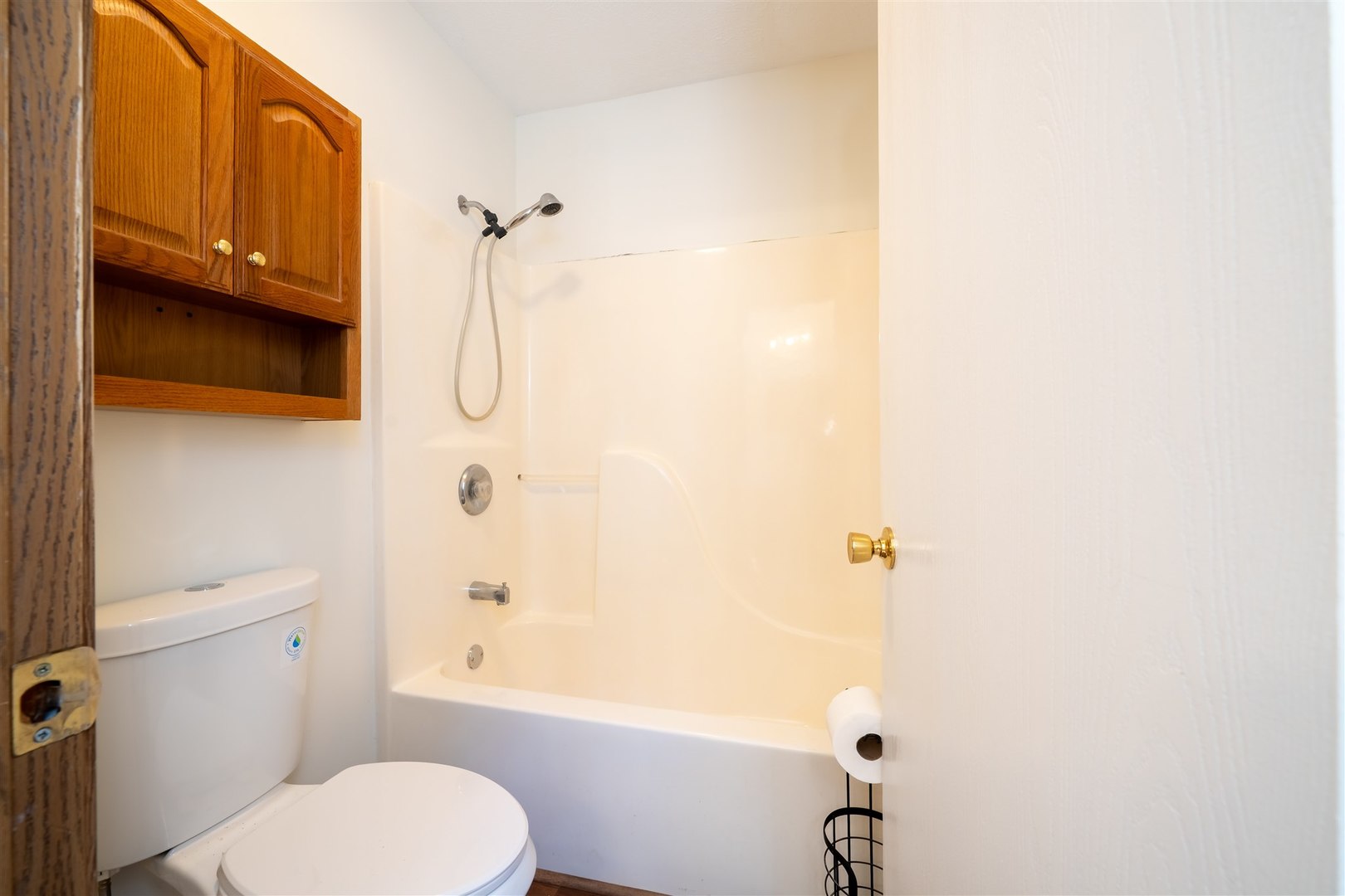 4397 North 3200 East Road Arrowsmith, IL 61722 - Photo 18 of 33 a bathroom with a granite countertop bathtub shower sink vanity and toilet
