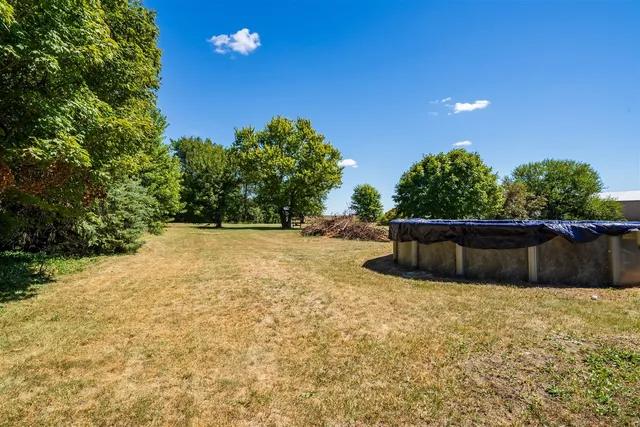 a view of swimming pool with an outdoor space
