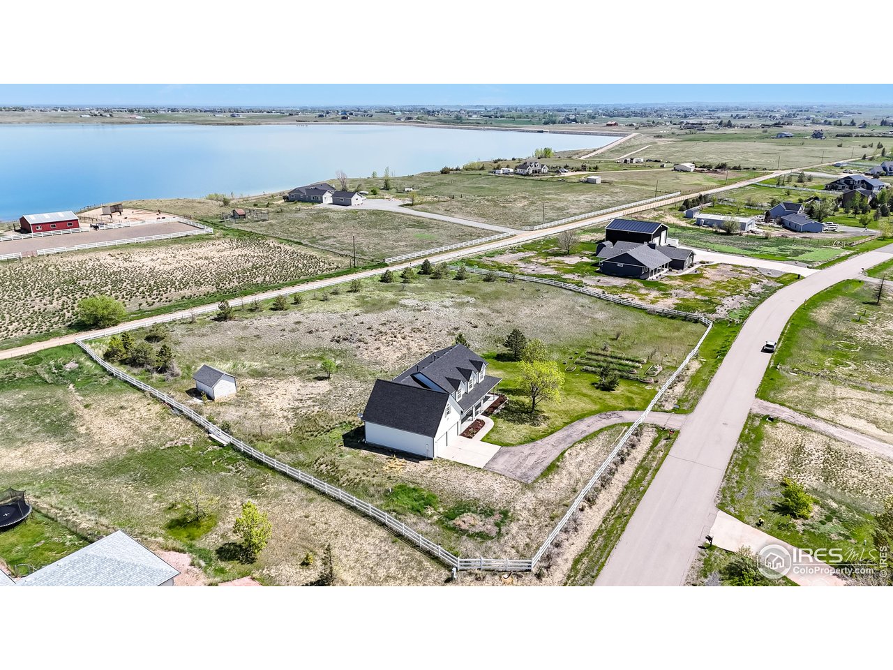 5306 Foothills Drive Berthoud, CO 80513 - Photo 10 of 40 a aerial view of a house
