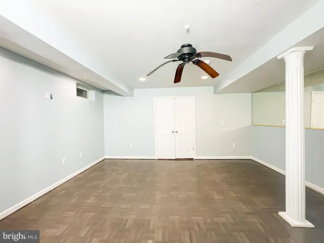 wooden floor in an empty room