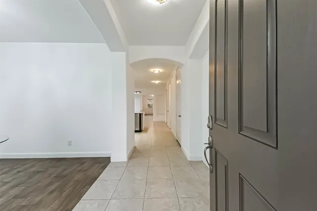 a view of a hallway with a hallway