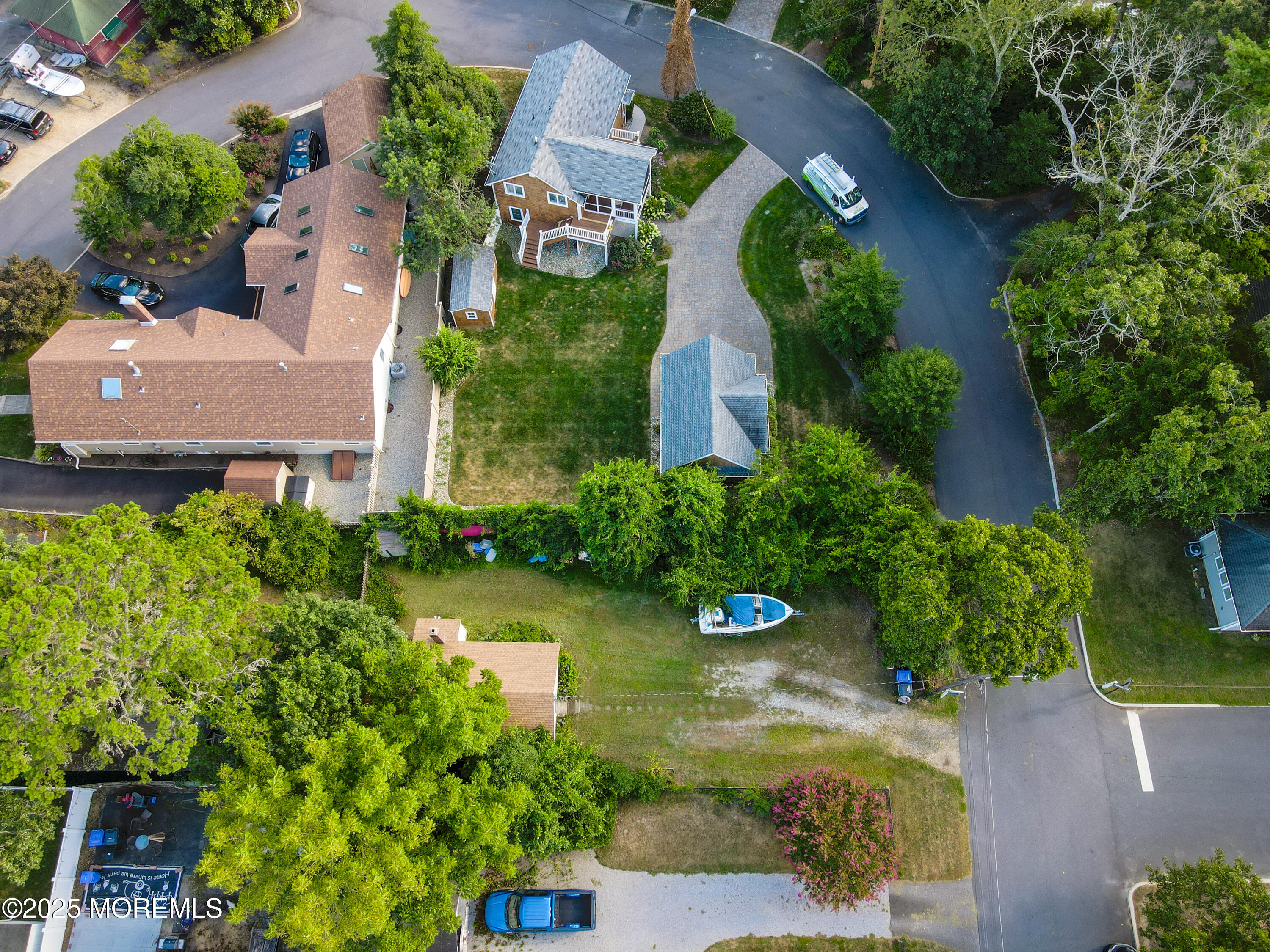 3 Highland Avenue Island Heights, NJ 08732 - Photo 7 of 19 an aerial view of a house with garden space and a street view